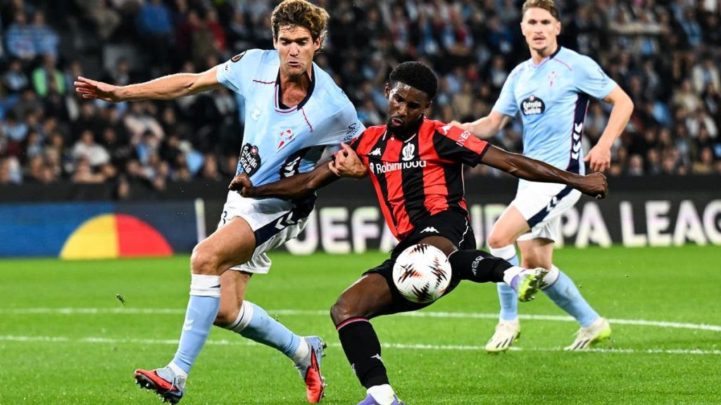 Nice en Ligue Europa, battu à Vigo