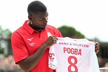 Paul Pogba à l’entraînement avec l’AS Monaco