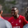 Paul Pogba souriant en maillot de l’AS Monaco lors de son retour dans le groupe professionnel
