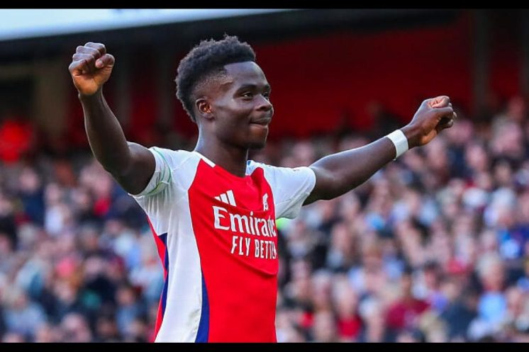 Bukayo Saka tout proche de prolonger son contrat avec Arsenal jusqu’en 2030