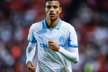Mason Greenwood avec l’OM, au cœur d’une rumeur de transfert à plus de 100 millions d’euros.