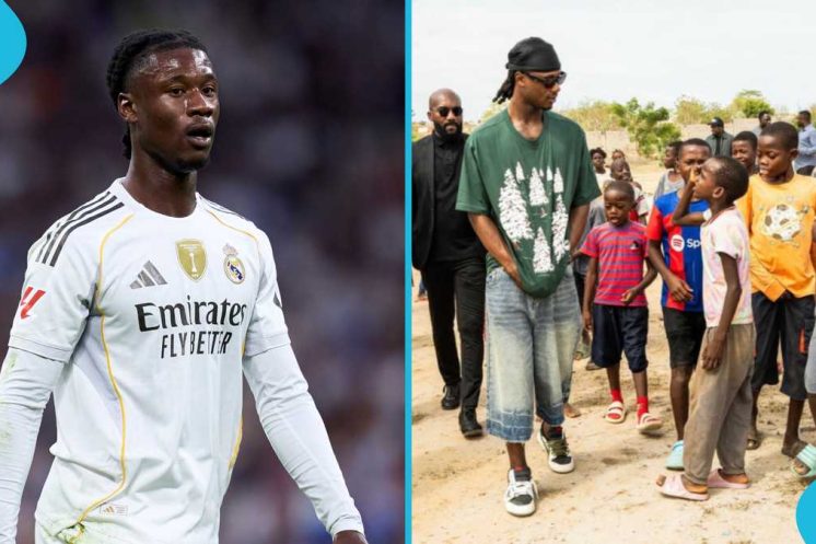 Camavinga présente son projet d’école et d’académie de football en Angola.