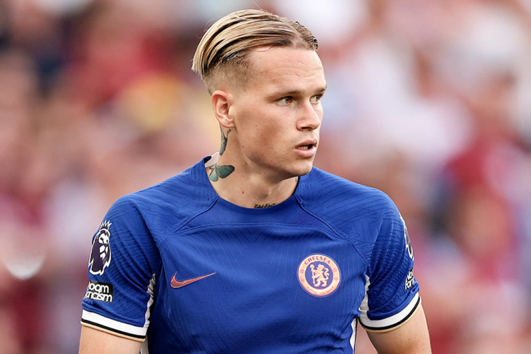 Mykhailo Mudryk sous les couleurs de Chelsea.