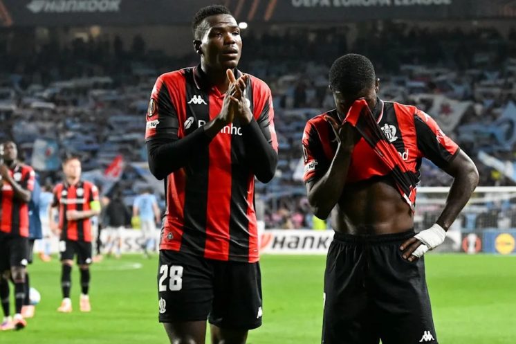 Nice abattu après la défaite contre Braga, synonyme d’élimination de la Ligue Europa.