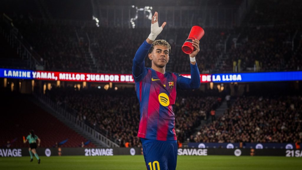 Lamine Yamal devient le joueur le plus vendu en maillots en 2025