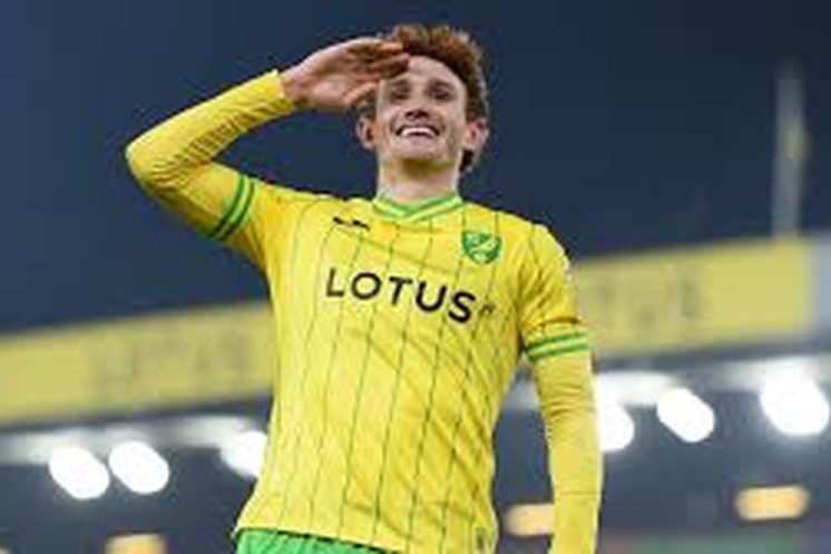 Josh Sargent sous les couleurs de Norwich City, au cœur des discussions avec Toronto FC.