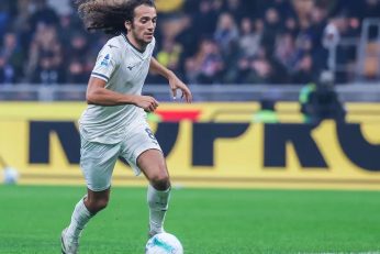 Mattéo Guendouzi avec la Lazio, au cœur des rumeurs de mercato.