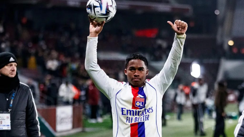 Endrick élu joueur du mois UNFP en Ligue 1