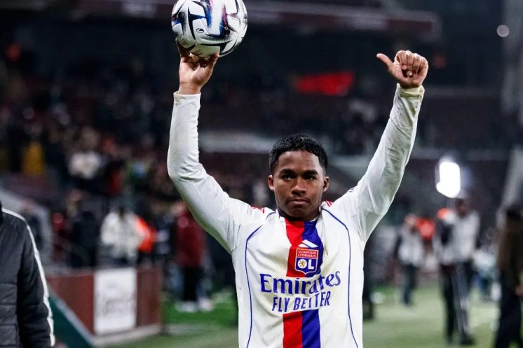 Endrick élu joueur du mois UNFP en Ligue 1