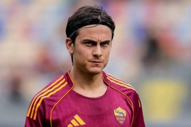 Paulo Dybala sous le maillot de l’AS Roma.