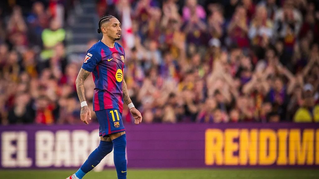 Raphinha absent cinq semaines et énorme coup dur pour le Barça