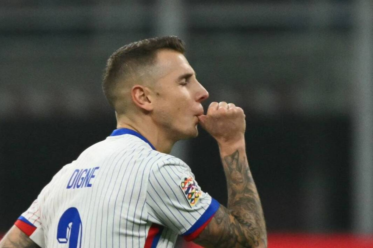 Lucas Digne est le joueur qui compte le plus de présences sur feuille de match dans le groupe actuel des Bleus