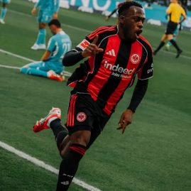 Arnaud Kalimuendo s’est relancé à l’Eintracht Francfort depuis son arrivée en prêt cet hiver.