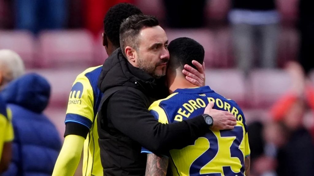 Tottenham s’enfonce encore pour les débuts ratés de De Zerbi