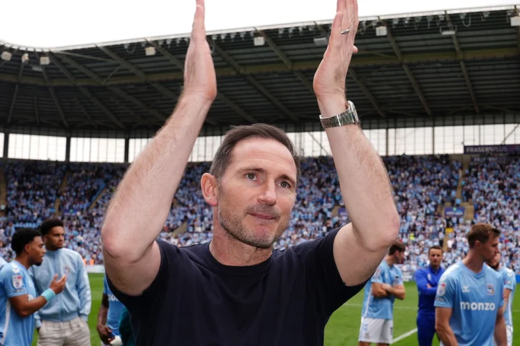 Frank Lampard a totalement relancé Coventry, désormais tout proche d’un retour en Premier League.