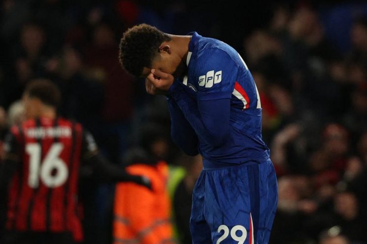 Chelsea reste sur quatre défaites consécutives sans marquer en Premier League.