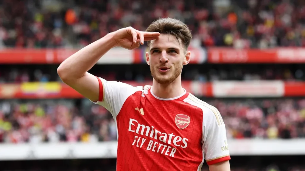 Premier League : Declan Rice savoure le moment avec Arsenal