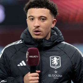 Jadon Sancho s’est qualifié avec Aston Villa pour une troisième finale européenne consécutive.