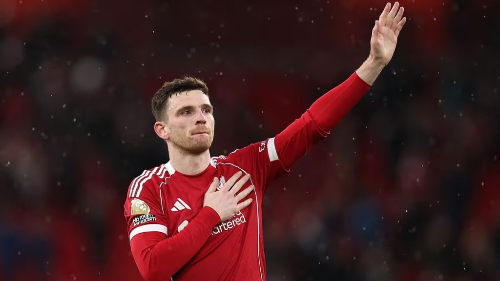 Andrew Robertson va quitter Liverpool pour rejoindre Tottenham