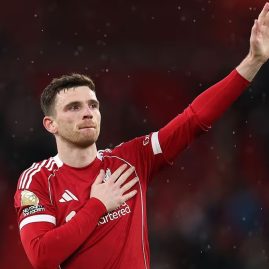 Andrew Robertson va quitter Liverpool pour rejoindre Tottenham après plusieurs années marquantes à Anfield.