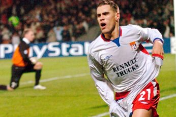Bryan Bergougnoux sous les couleurs de l’Olympique Lyonnais durant sa carrière professionnelle.