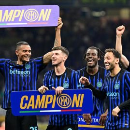 L’Inter Milan est sacré champion d’Italie pour la 21e fois de son histoire.