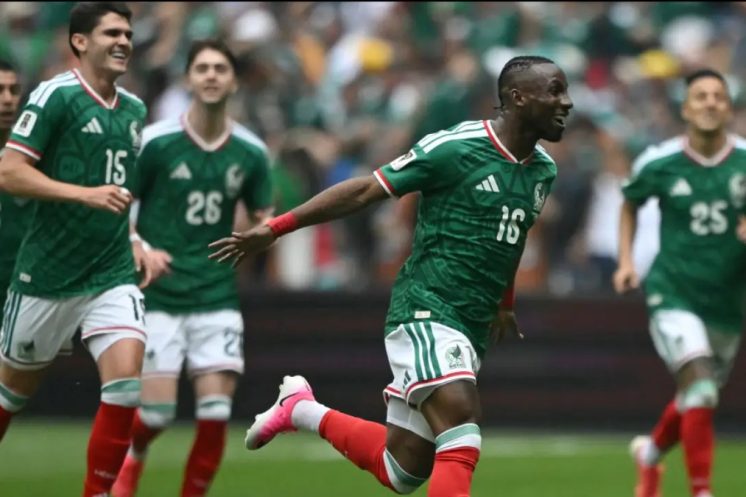Julián Quiñones a marqué le premier but de la Coupe du monde 2026 avec le Mexique.