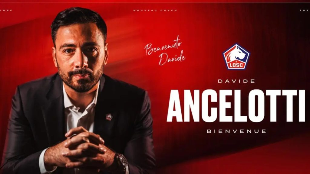 Davide Ancelotti nommé nouvel entraîneur du LOSC