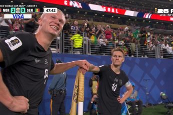 Erling Haaland s’est montré très détendu avant le match contre la France.