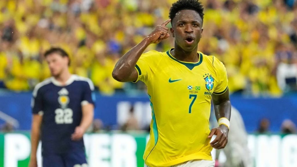 Vinicius Junior affole les compteurs avec le Brésil