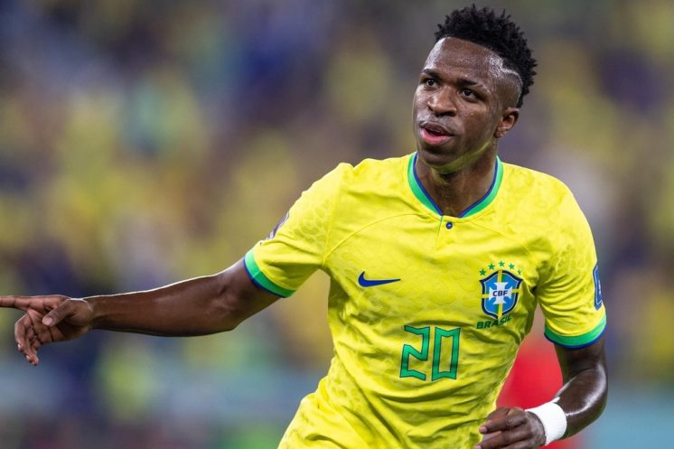 Vinicius Junior devient le premier Brésilien depuis Ronaldo en 2002 à marquer lors des trois matchs de poule d’une Coupe du monde.