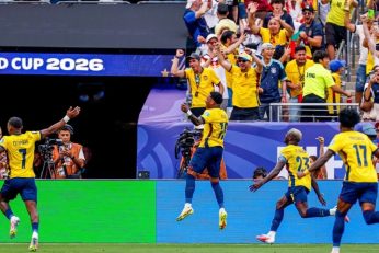 L’Équateur célèbre sa qualification en seizièmes de finale de la Coupe du monde 2026.