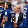 Didier Deschamps très remonté après la première période catastrophique des Bleus contre l’Angleterre.