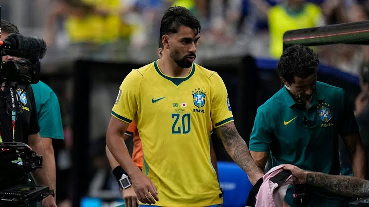 Lucas Paquetá devrait manquer le huitième de finale du Brésil face à la Norvège.