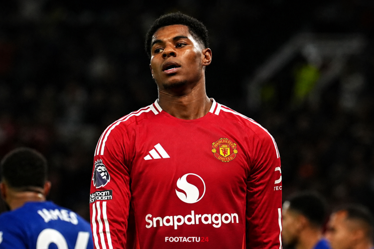 Marcus Rashford a rejoué avec Manchester United pour la première fois depuis décembre 2024.