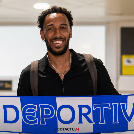 Pierre-Emerick Aubameyang revient en Liga sous les couleurs du Deportivo La Corogne.