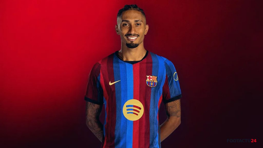 Raphinha devient le nouveau capitaine du Barça