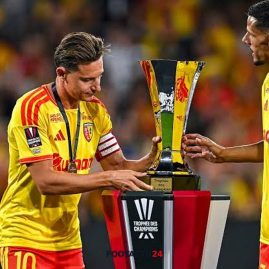 Florian Thauvin a été élu homme du match après avoir inscrit l’unique but de la finale.