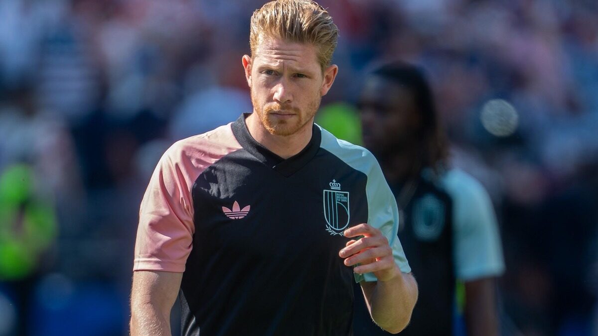 Kevin De Bruyne sous le maillot de la Belgique