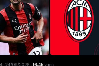 Adrien Rabiot avec le maillot de l’AC Milan