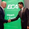 Nasser Al-Khelaïfi lors d’une réunion de dirigeants du football européen