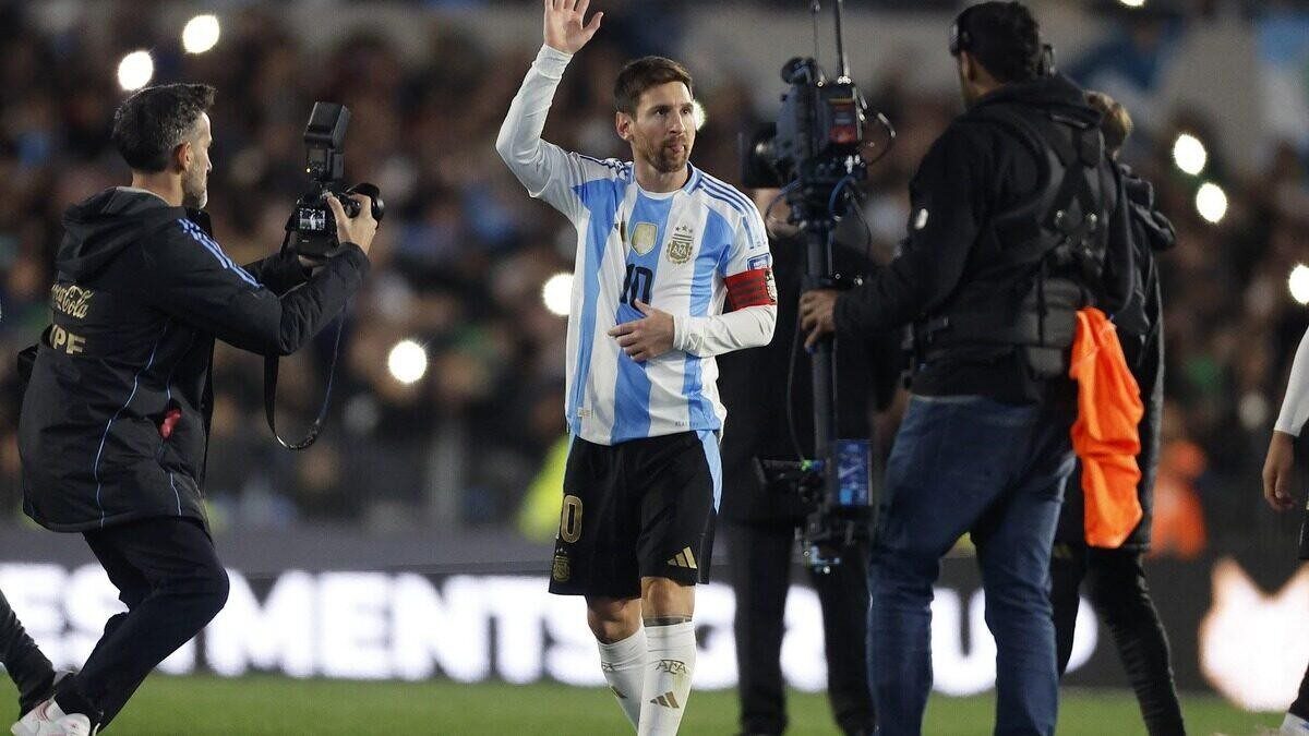 Lionel Messi avec la sélection argentine