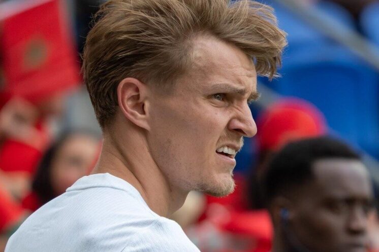 Martin Ødegaard sous le maillot de la Norvège