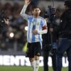 Lionel Messi avec la sélection argentine