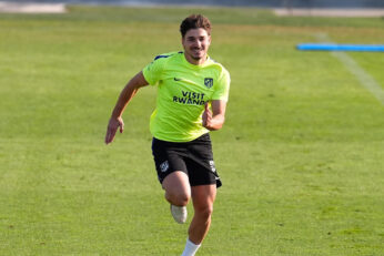 Julián Álvarez à l’entraînement avec l’Atlético de Madrid