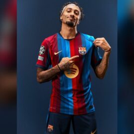 Raphinha sous le maillot du FC Barcelone