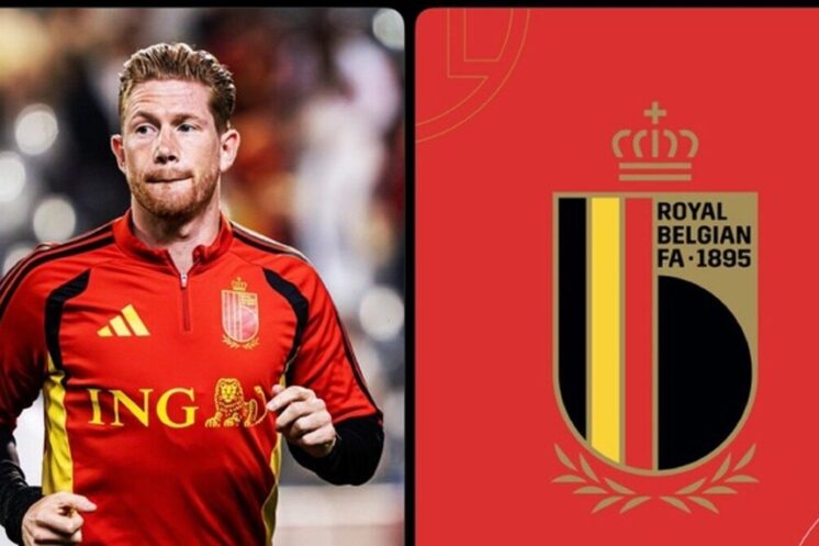 Kevin De Bruyne sous le maillot de la Belgique