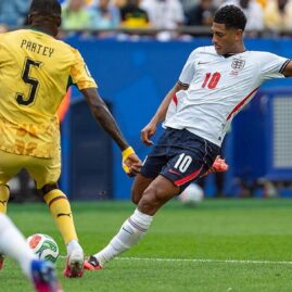 Jude Bellingham sous le maillot de l’Angleterre
