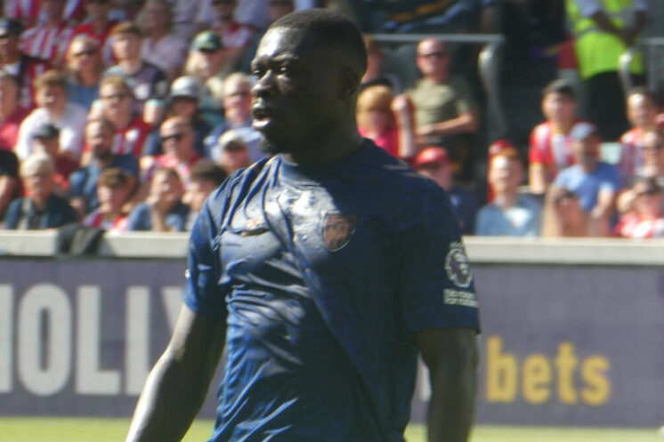 Brian Brobbey, auteur d’un triplé avec Sunderland sur la pelouse de Manchester City malgré la défaite 5-3.