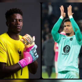 Brice Samba n’a pas été retenu par Zinédine Zidane, qui a choisi Guillaume Restes et Robin Risser derrière Mike Maignan.